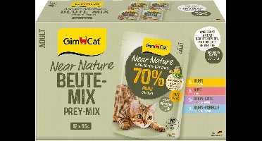 GimCat Kattenvoer Near Nature Mix 12 x 85 g - Mixverpakking