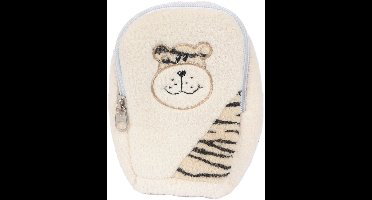 PIA Soft Toys - Pluche Tijger telefoontasje - 15 cm