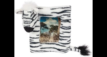 PIA Soft Toys - Babypluche Zebra fotokader - 14 cm