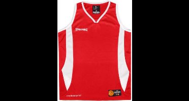 Spalding Jam Basketbalshirt Heren - Rood / Wit | Maat: XXL
