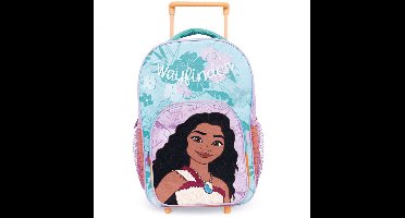 Moana 24x36x12 Cm Reistas Met Wielen Blauw