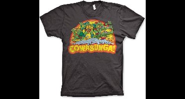 Teenage Mutant Ninja Turtles TMNT Cowabunga Girly T-Shirt Damen Dark-Grey-L