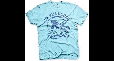 Riverdale Go Bulldogs Vintage T-Shirt Skyblue-L