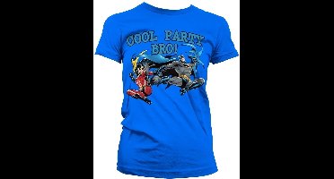Batman Cool Party Bro! Girly T-Shirt Damen Blue-S