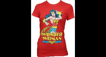 DC Comics Wonder Woman Dames Tshirt -XXL- Wonder Woman Rood