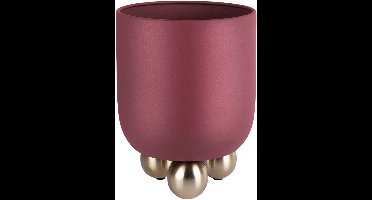 Present Time - Bloempot Estilo Large - Bordeauxrood