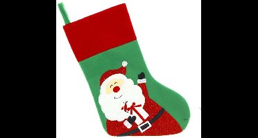 Unique Living - Kerstsok Lenni - 42x25cm - Groen