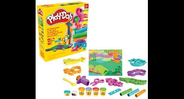 Play-Doh Klei Set Met Kleurrijke Wilde Dieren - Playdoh Dieren Kleiset