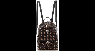 GUESS vrijetijdsrugzak rugzak Silia Backpack Espresso Logo donkerbruin