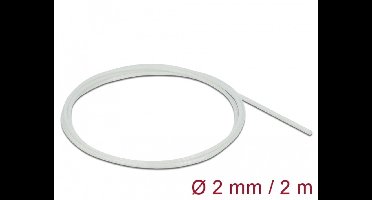 Delock Fiberglass Sleeving 2 m x 2 mm white