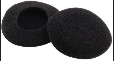 Oorkussens voor hoofdtelefoons - universeel - 65 mm - 10 stuks / zwart