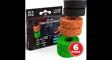 ProFPS Precision Rings – 6 Stuks – Voor PS5, PS4 & Xbox Controller