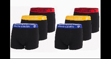 Pierre Cardin - Heren Boxershorts 6-pack – Black Edition – Zwart – Comfort katoen - Maat XL