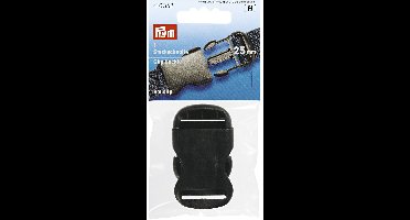 PRYM Klikgespen sterk KST 25 mm zwart 416352 - Prym