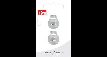 Koordstopper 1 gat 20mm transparant 2st - Prym