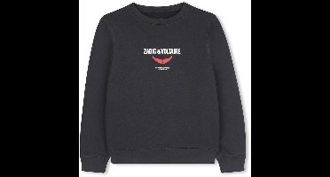 Zadig & Voltaire X60465 Truien & Vesten Kids - Sweater - Hoodie - Vest- Zwart - Maat 128