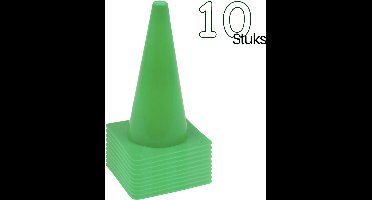 Groen Pionnen 10 stuks - 31 cm Sport pionnen - Kegels Groen