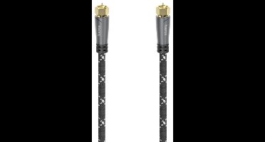 Hama SAT-aansluitkabel F-stekker - F-stekker Metaal Verguld 5,0 M 120 DB