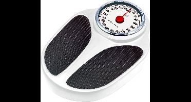 Haepi Max - Mechanische analoog personenweegschaal - Groot scherm en grote cijfers - Zeer leesbaar display - Maximale capaciteit van 200 kg