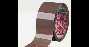 tesa® Verpakkingstape PP, 50 mm x 66 m, Bruin (pak 6 x 66 meter)