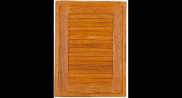 ARC Marine teakhouten Jalousiedeur met kozijn 38 x 50,5 cm