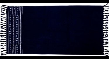 Marine Business Santorini donkerblauwe Strandhanddoek 180 x 100 cm