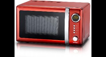 Melissa Vrijstaande Solo-Magnetron - 20 liter - 700W - Retro - 16330109 - Rood
