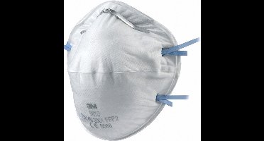 3M™ 8810 FFP2 NR D Stofmasker Mondkapje Mondkap Bescherming Geen ademventiel - 2 stuks