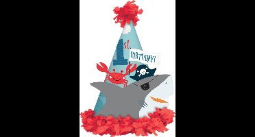 Amscan Feesthoedjes '1st Birthday' Jongens 17,7 Cm