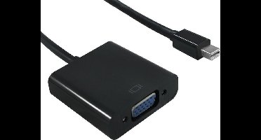 Mini DisplayPort 1.1 naar VGA adapter / zwart - 0,15 meter