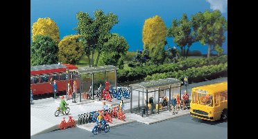 Faller - Bushokje City Compact - modelbouwsets, hobbybouwspeelgoed voor kinderen, modelverf en accessoires