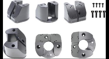 Brodit Angled Pedestal mount top part for cable entry sets/part. Angled 60?