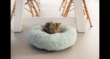 Beeztees Kitten Vako - Kattenmand - Pluche - Blauw - 50x50x18