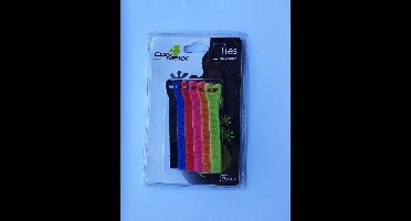 Kabelbinder - cable organizer ties -  6 Stuks - kabels netjes samenbinden / organiseren