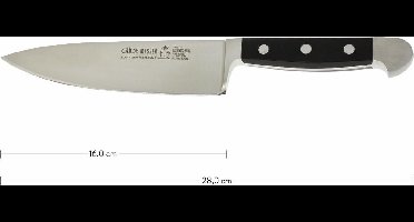 Güde Alpha kookmes 16 cm Zwart 1805/16