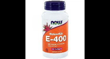 Now Foods - 100% Natuurlijke Vitamine E-400 met Gemengde Tocoferolen - Antioxidant - 100 Softgels