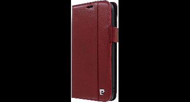 iPhone 11 Pro Max Bookcase hoesje - Pierre Cardin - Effen Rood - Leer