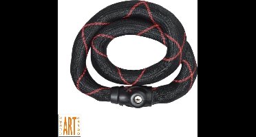 Abus Ivy Steel-O-Chain 9100 Kettingslot - ART3 - 140 cm - Zwart