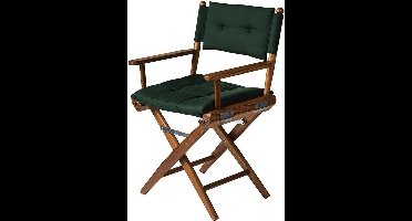 Regisseursstoel Teak DeLuxe met Groene kussenset (Geolied)