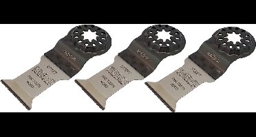 SMART Blades Starlock Multitool Zaagblad - Fijntandig - Hout/Plastic - 32x42mm - 3 stuks