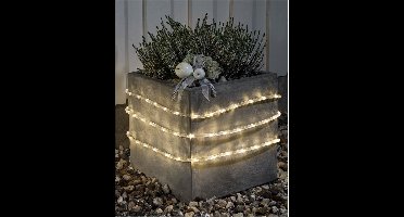 Konstsmide LED Lichtslang 6 meter, met sensor en timer, warm wit - 96 LED's