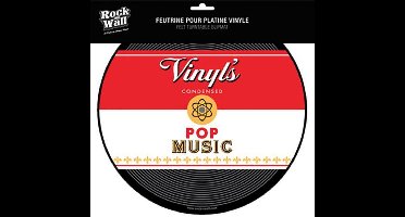 Slipmat platenspeler Pop Music
