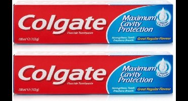 Colgate Tandpasta - Maximum Cavity Protection - 2 x 100 ml