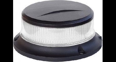 LED Beacon / Dakflitser - 18 LED - R10 / R65 - Oranje (transparante kap)
