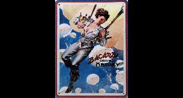 Wandbord - Bacardi Cerveza Hatuey - 15 x 20 cm