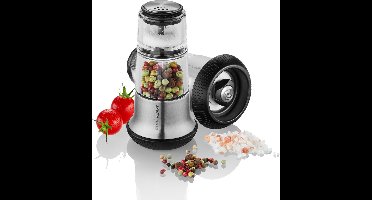 Peper Molen met Zout Strooier X-PLOSION - Zilver - Gefu