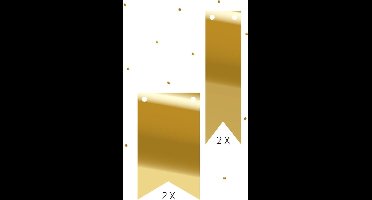 Haza Original Vlaggenlijnkit Vaantjes 4 Stuks