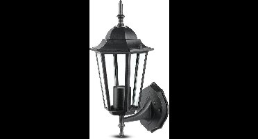 V-TAC VT-749-B Wandlamp Buiten - Omhoog - E27 Houder - IP44 - Mat Zwart