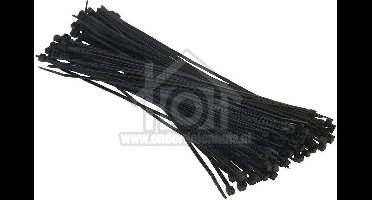 Universeel Bundelbandjes 200x3.6 mm zwart Tie-wrap 006662