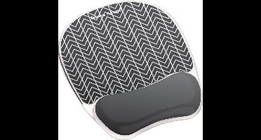 Fellowes Photo Gel muismat - met polssteun - gel - zig zag